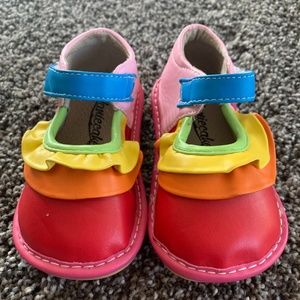 Laniecakes Rainbow Squeaker Shoe